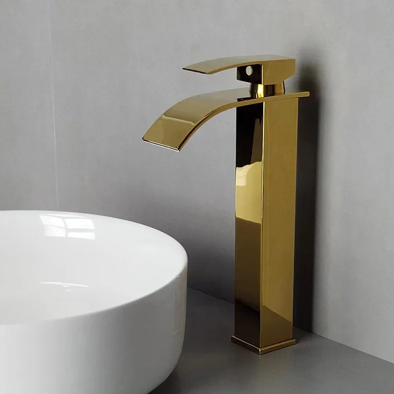 Rose Gold Waterfall Faucet