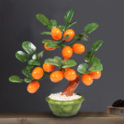 Ceramic Jade Kumquat Bonsai