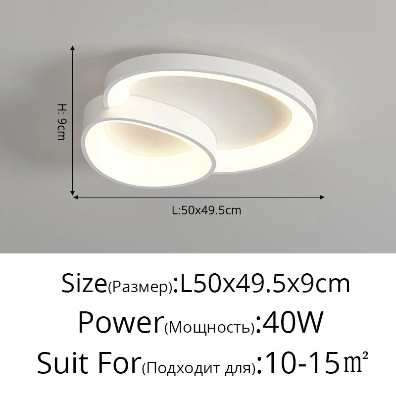 Remote LED Ceiling Chandelier
