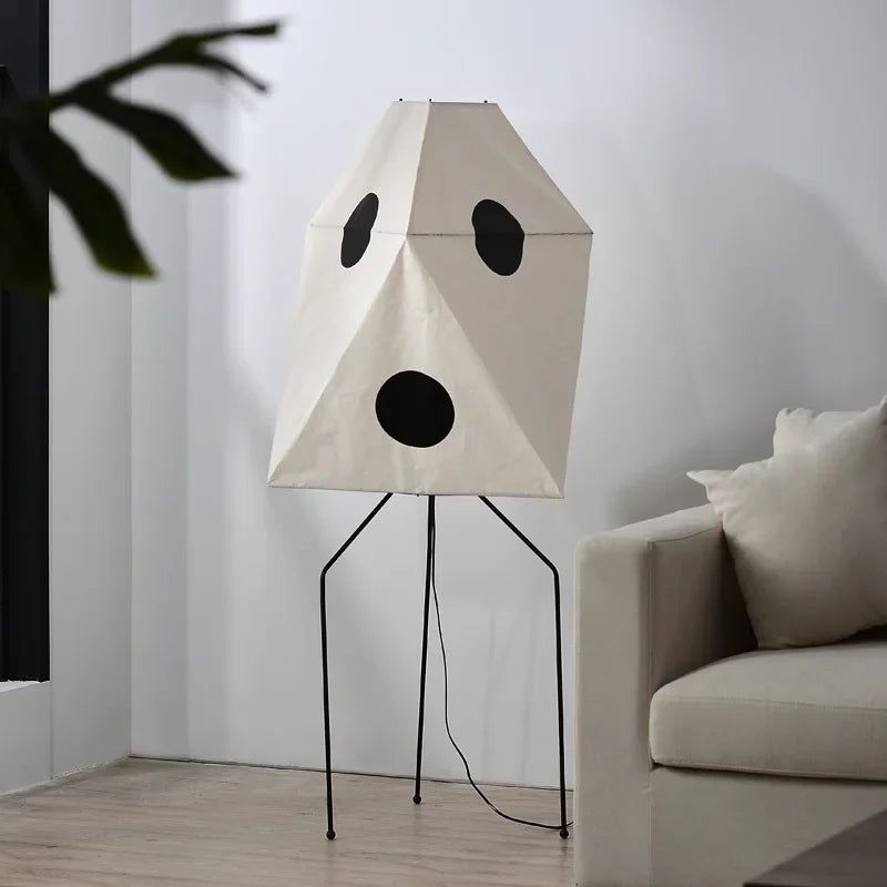 Rice Paper Modern Floor Lamp