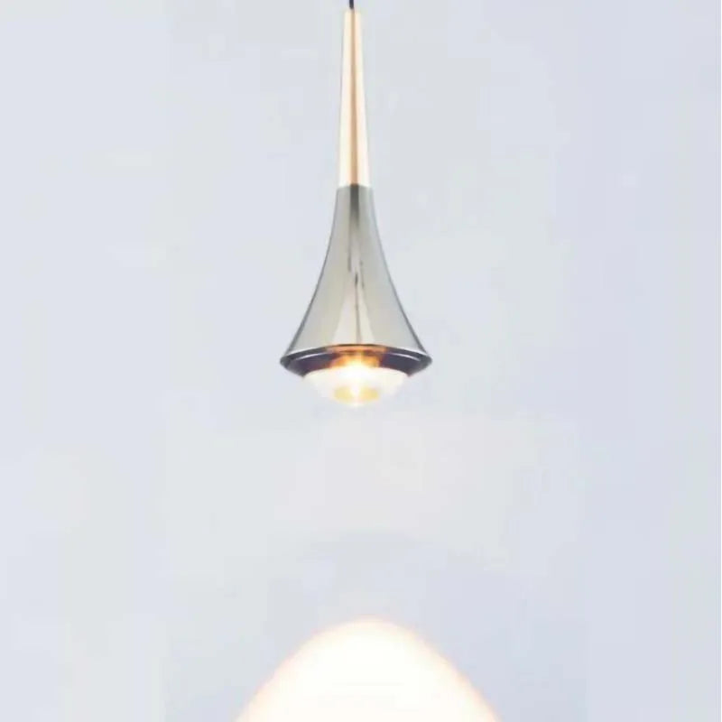 Modern Gold Adjustable Cord Pendant Light