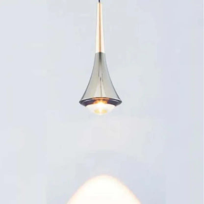 Modern Gold Adjustable Cord Pendant Light