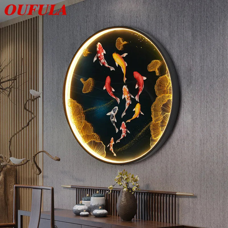 LED Fishes Wall Sconce