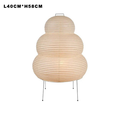 DecorBites™ Japanese Style Paper Floor Lamp for Home Décor and Lighting