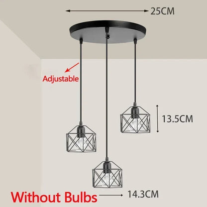 DecorBites™ Chandelier Vintage Nordic Pendant Lamp