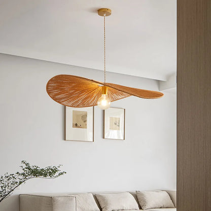 DecorBites™ Hemp Rope LED Pendant Chandeliers for Farmhouse Decor & Art Lamps
