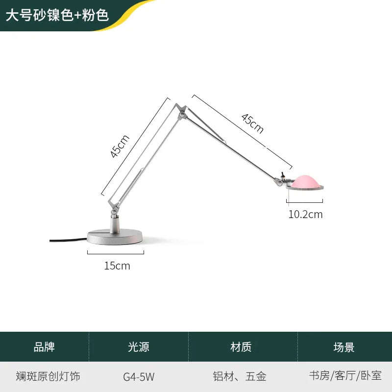 DecorBites™ Adjustable LED Desk Lamp for Home, Studio, Study, Bedroom, Cafe