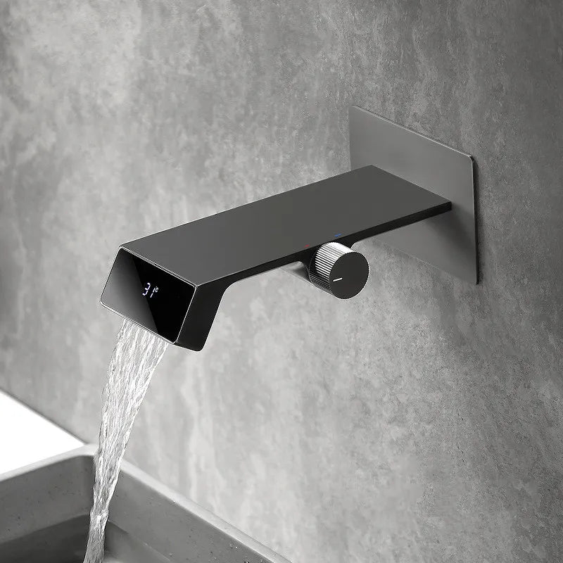 Brass Wall LED Faucet