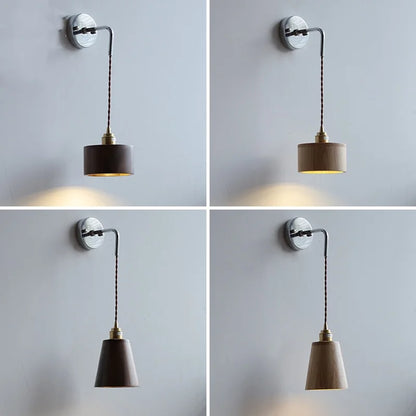 DecorBites™ Japanese Style LED Wall Sconce Pull Chain Stair Light Fixtures