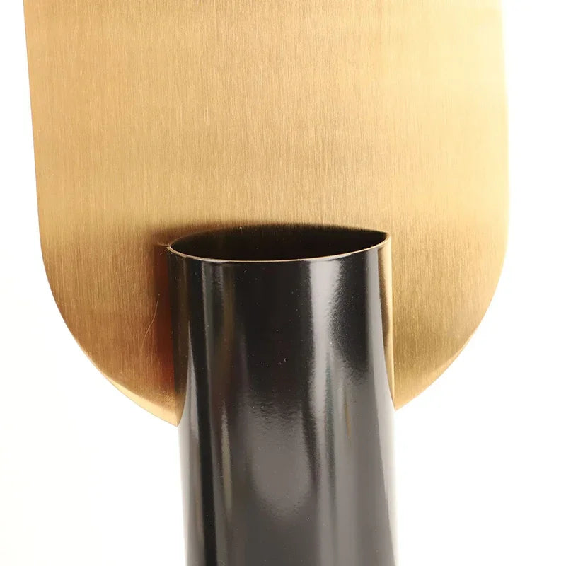 DecorBites™ Geometric Cylinder Vase with Artificial Flowers - Modern Home Decor