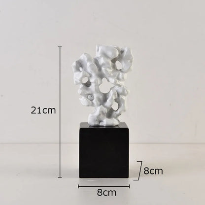 DecorBites™ Coral Creative Resin Sculpture, Modern Taihu Stone Desk Ornament for Home Decor