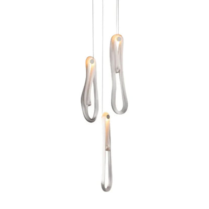 DecorBites™ Elegant LED Glass Chandelier for Luxury Home Decor