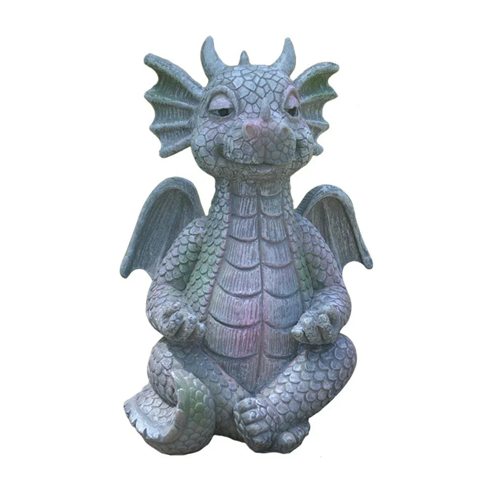 DecorBites™ Dino Garden Sculpture - Fun Dinosaur Decor for Yard, Wall & Windows