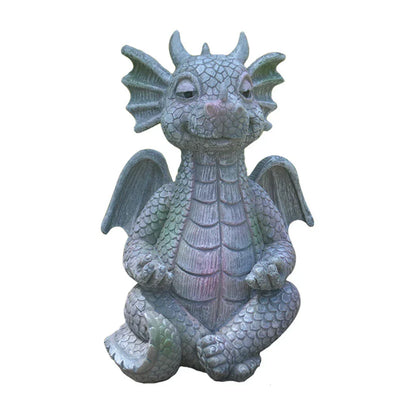DecorBites™ Dino Garden Sculpture - Fun Dinosaur Decor for Yard, Wall & Windows