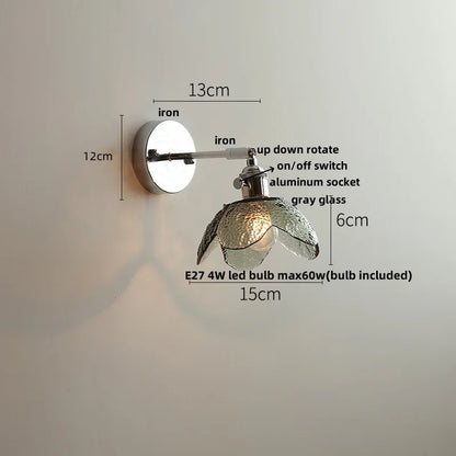 DecorBites™ Crystal LED Wall Light – Modern Nordic Living Room Bedside Lamp