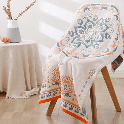 DecorBites™ Luxe Cotton Bath Towel - Quick-Drying & Absorbent Towel for Adults
