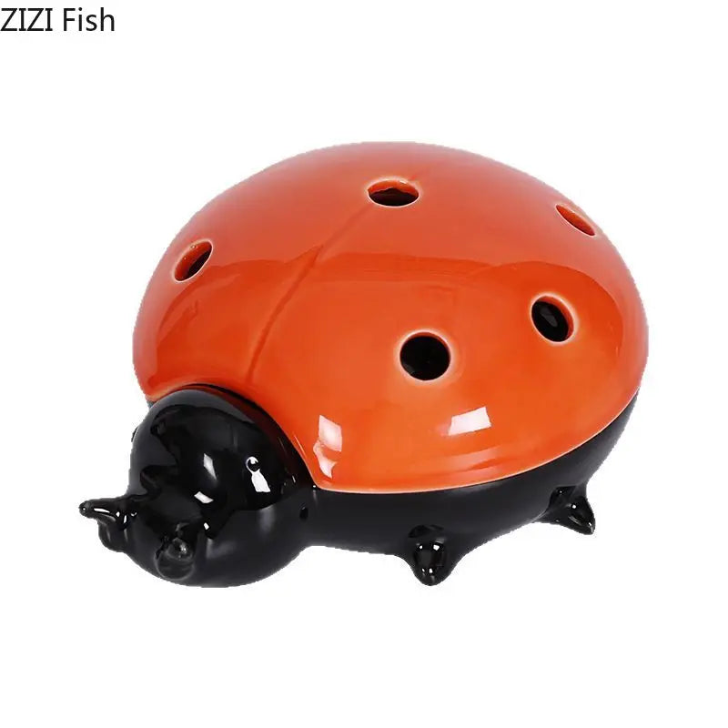 Ladybug Ceramic Ashtray