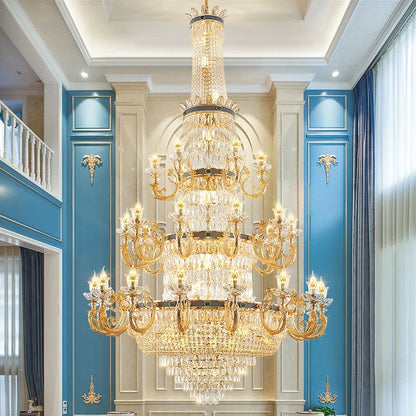 DecorBites™ Crystal Dining Room Chandelier - Elegant Zinc Alloy Candle Lamp
