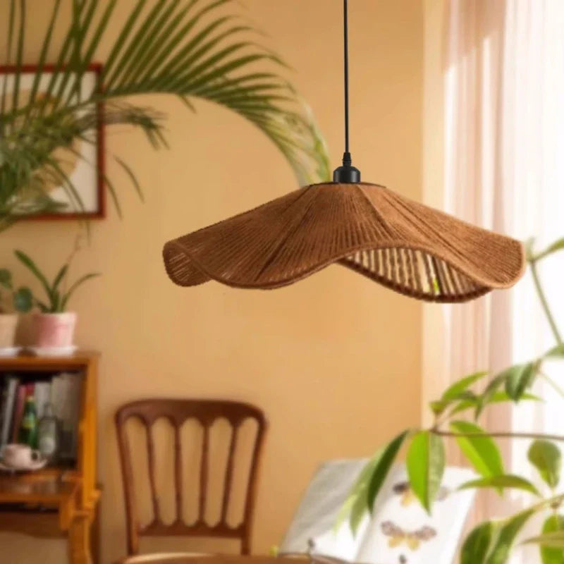Hemp Knit Pendant Light