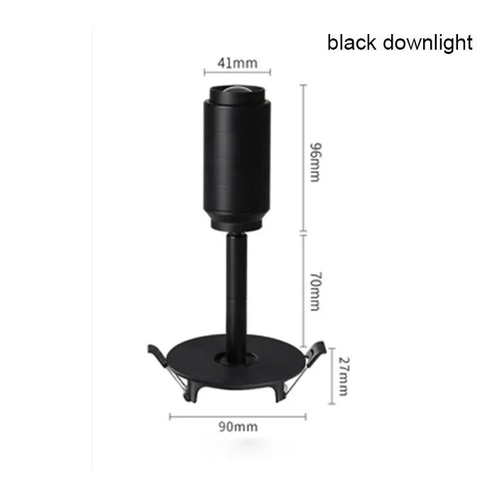 DecorBites™ Adjustable Beam LED Ceiling Lamp with Multi-Angle Track Lighting