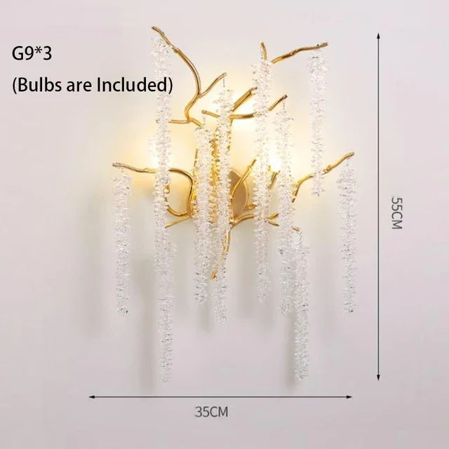 Gold Crystal Chandelier Oval120cm For Dining
