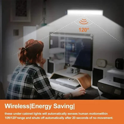 DecorBites™ Dimmable PIR Sensor LED Cabinet Night Light