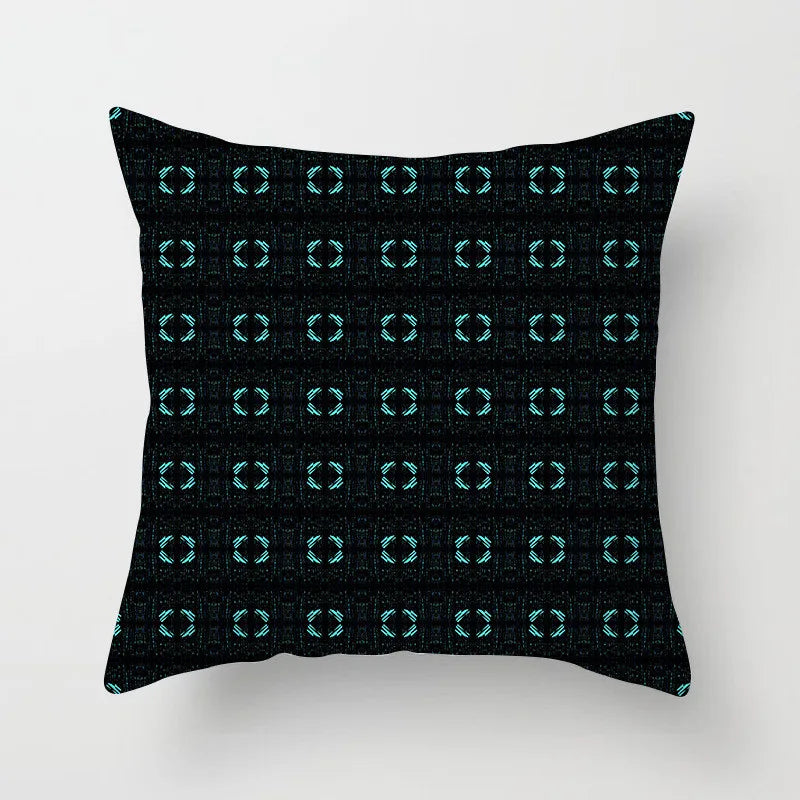 DecorBites™ Leaf Feather Cushion Covers Geometric Heart Print Pillowcase Home Decor
