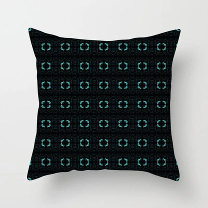 DecorBites™ Leaf Feather Cushion Covers Geometric Heart Print Pillowcase Home Decor