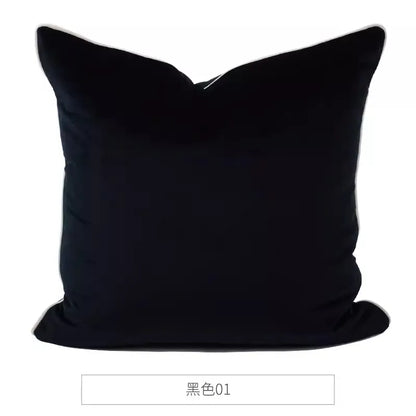 DecorBites™ Luxe Cheetah Halo Pillowcase: Decorative Tassel Cushion Cover GG Style