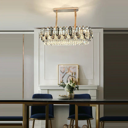 DecorBites™ Crystal Modern Pendant Light: Luxury Indoor Fixture for Home Decor