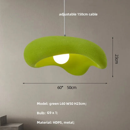 DecorBites™ Creamy Style Wabi Sabi G9 LED Pendant Lights - Home Decor Hang Lamp
