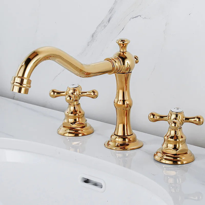 Antique Gold Double Faucet