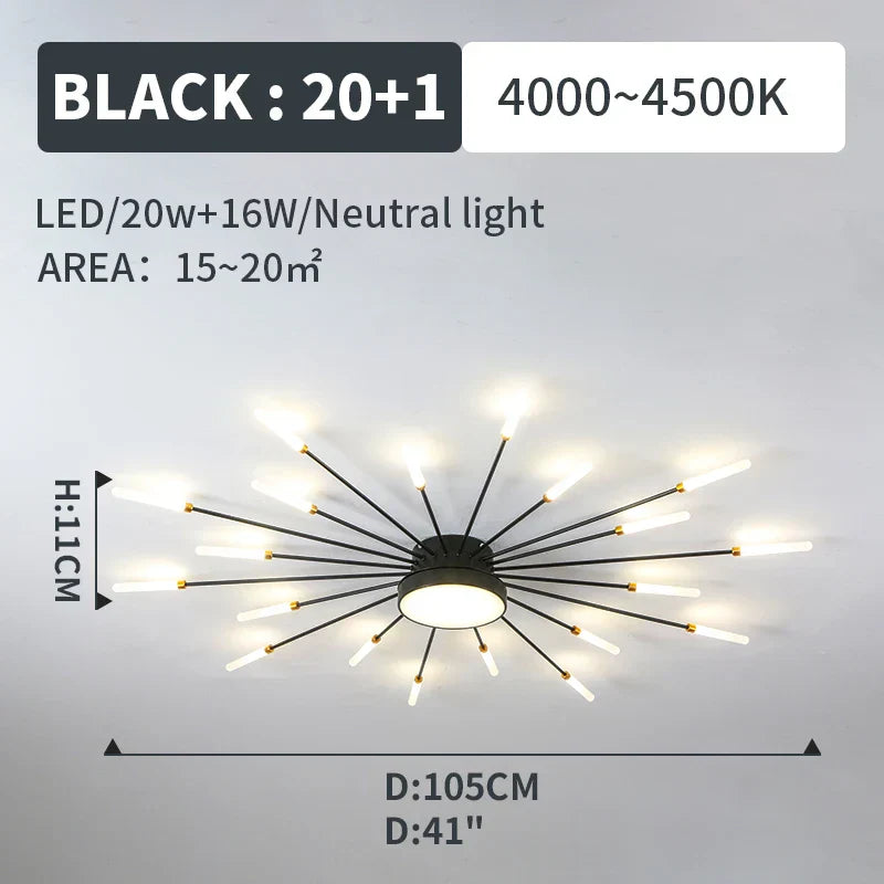 LED Fireworks Pendant Lamp
