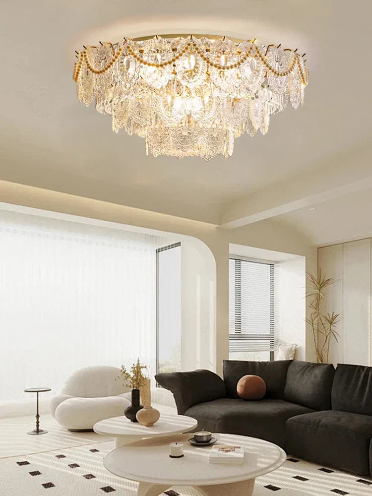 Gold Vintage Ceiling Chandelier