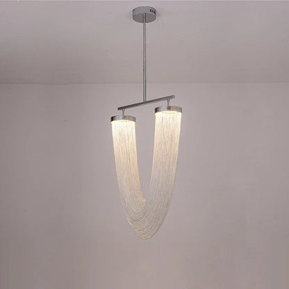 DecorBites™ LED Aluminum Ceiling Chandelier Lighting Hanging Lamps for Foyer