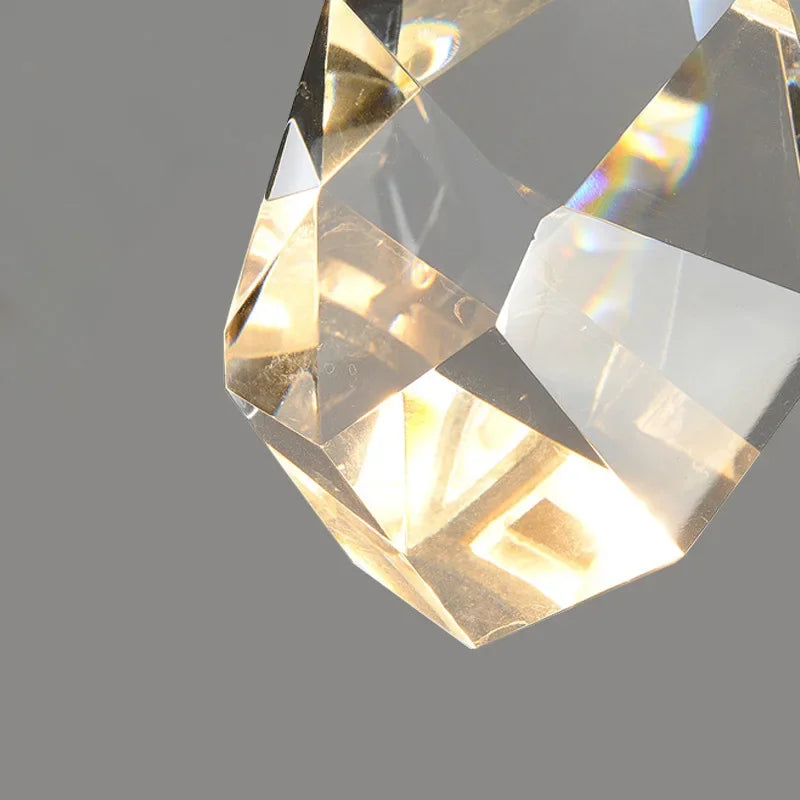 DecorBites™ Crystal Wall Sconce Light - Modern Golden Nordic LED Fixture for Living Room