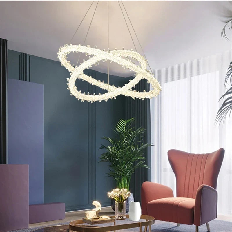 Crystal Round Chandelier Light