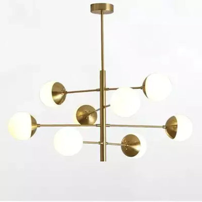 DecorBites™ Glass Bubble Chandelier for Kitchen Bar Dining Bedroom Lighting