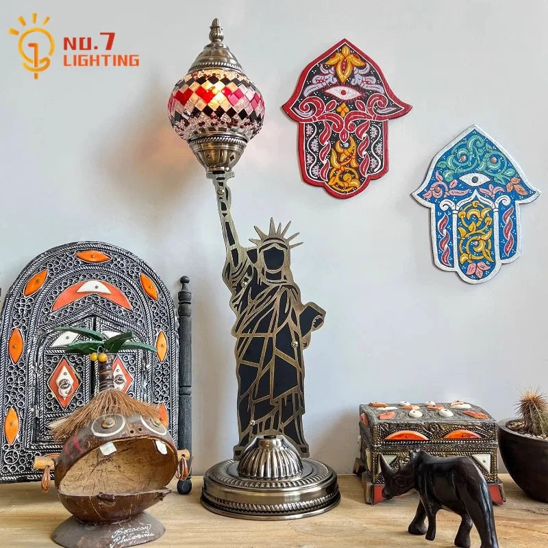 Vintage Iron Table Lamp