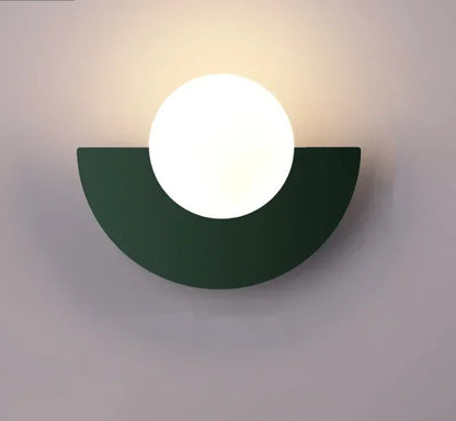 DecorBites™ Glass Ball LED Wall Lamp for Bedroom, Living Room, Study - Simple & Elegant