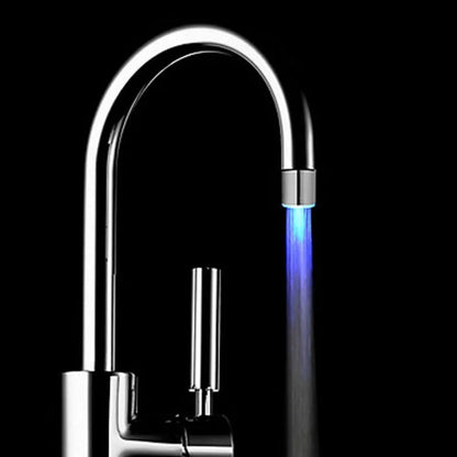 DecorBites™ LED Water Faucet Aerator: Temperature Changing Light, Water Saving Kitchen Bathroom Accessory