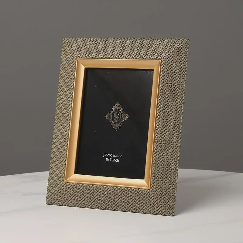 Leather Metal Picture Frame