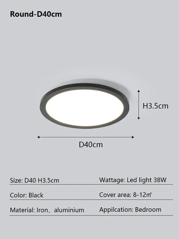 DecorBites™ LED Ceiling Lamp: Modern Minimalist Rectangular Design for Living room, Bedroom, Indoor Lighting