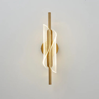 DecorBites™ Gold Black LED Wall Sconce Light for Bedroom Living room Aisle Corridor