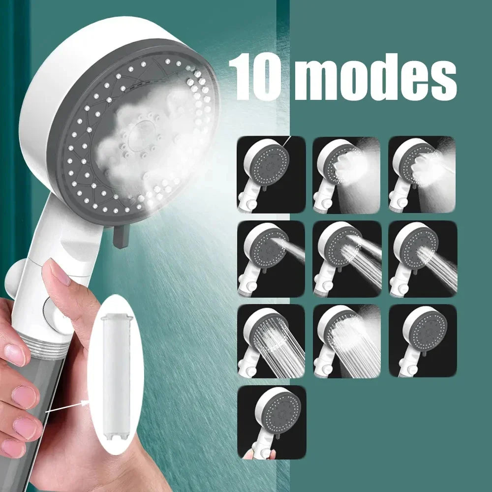Adjustable Filtered Shower Spray