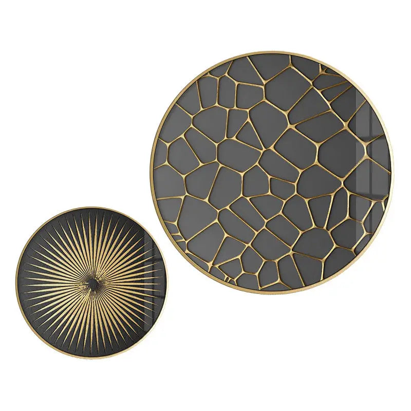 Gold Foil Abstract Art