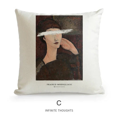 DecorBites™ Geometric Artist Sofa Cushion Cover - Luxe Home Decor
