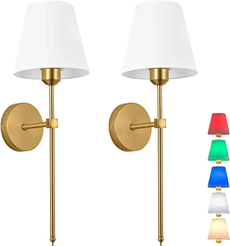 Fabric Industrial Wall Lamp
