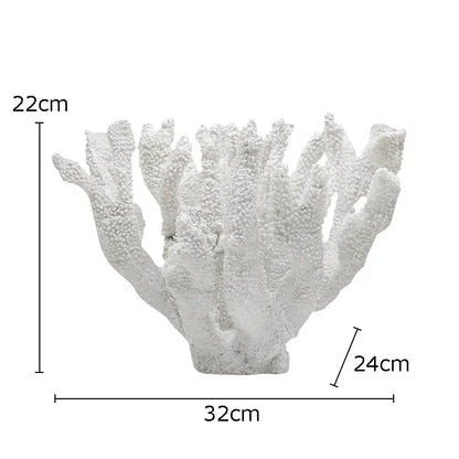 DecorBites™ Coral Resin Statue Desk Decoration Modern Home Decor Ornaments