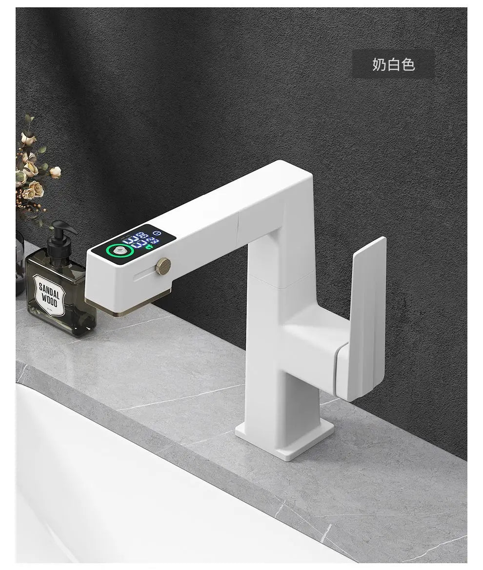 Chrome LED Basin Faucet